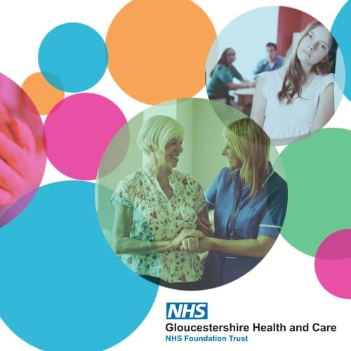 Gloucestershire Health and Care NHS Trust logo.